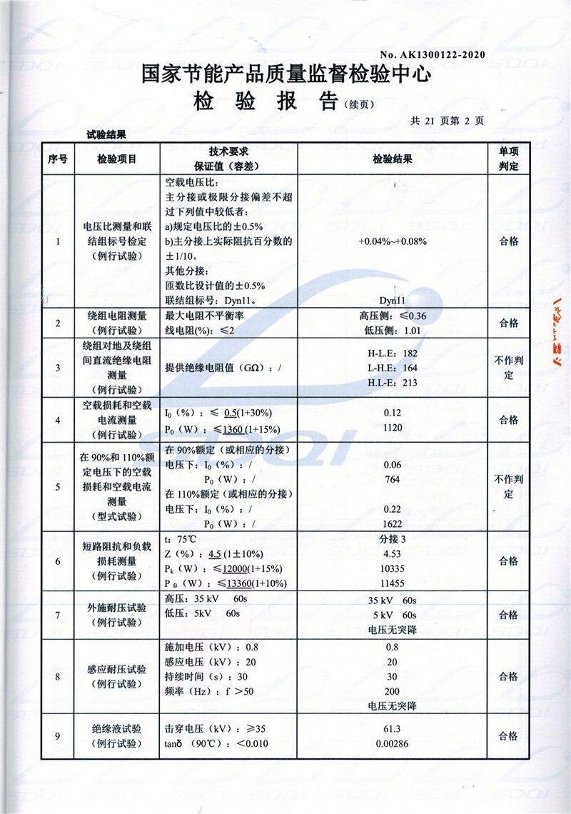 高低压试验报告-S11-1250温岭温岭温岭油浸式变压器-2.jpg